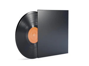 disco in vinile Modello 3D