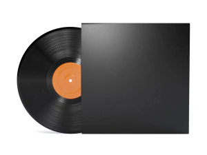 disco in vinile Modello 3D