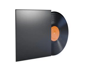 disco in vinile Modello 3D