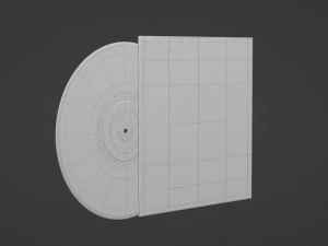 disco in vinile Modello 3D