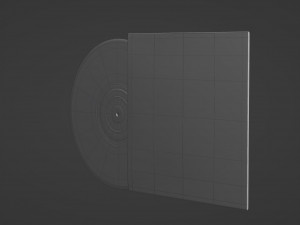 vinyl record Modelo 3D