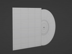 vinyl record Modelo 3D