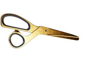 brass scissors 3D Model
