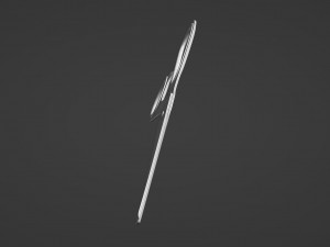 brass scissors 3D Model