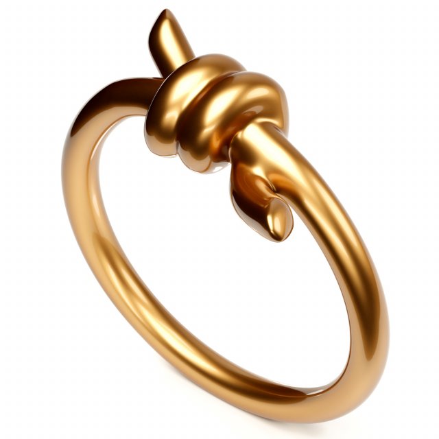 knot ring Modèle 3D .c4d .max .obj .3ds .fbx .stl .blend 