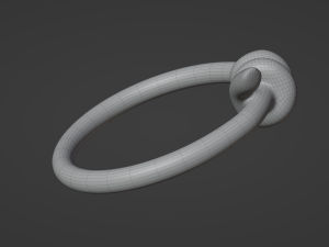 knot ring Modèle 3D