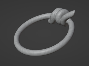 knot ring Modèle 3D