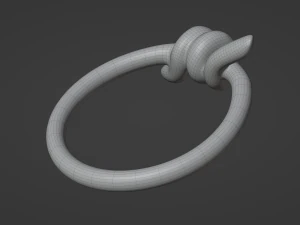 knot ring 3D Model