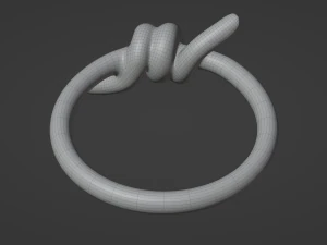 knot ring 3D Model