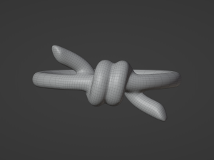 knot ring Modèle 3D
