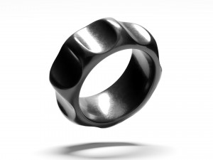 Palomas groove ring Model 3D