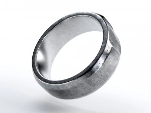 tumbled slice ring 3D Model