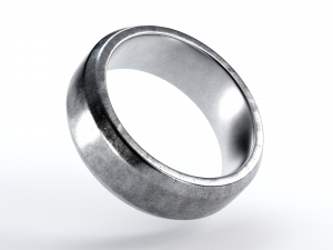 tumbled slice ring 3D Model