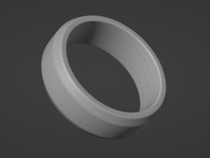 tumbled slice ring 3D Model