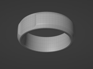 tumbled slice ring 3D Model