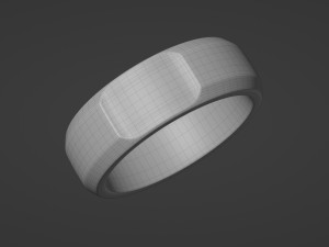 tumbled slice ring 3D Model