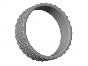 diamond point ring 3D Model