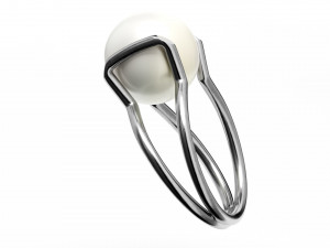freshwater pearl ring 3D Model