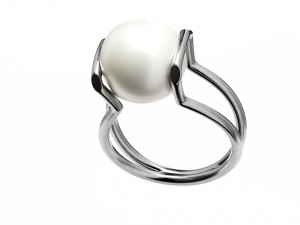 freshwater pearl ring 3D Model