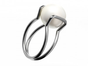 freshwater pearl ring 3D Model