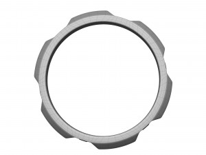band ring with diamonds 3D Model