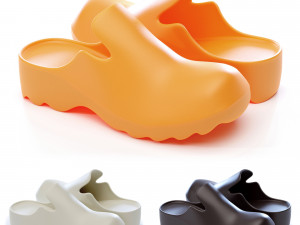 rubber flash clogs Modelo 3D