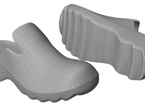rubber flash clogs 3Dモデル