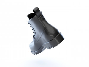 bottega veneta stride rubber lace up boots 3D 模型