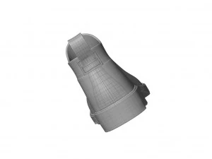 bottega veneta stride rubber ankle boots 3D Model