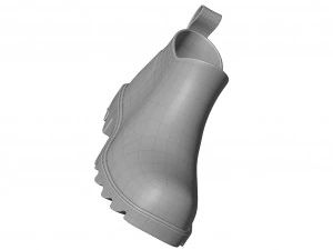 bottega veneta stride rubber ankle boots 3D Model