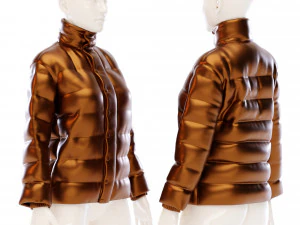 puffer jacket 3D Model