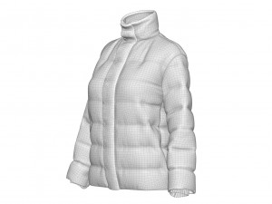puffer jacket 3D Model