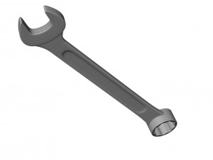 Combination Spanner Set 3D 모델