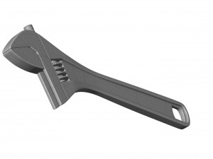 Adjustable Wrench Modello 3D