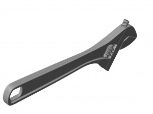 Adjustable Wrench Modello 3D