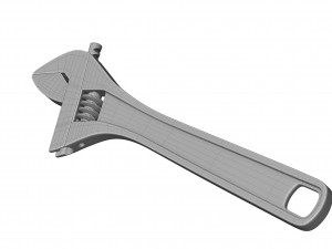Adjustable Wrench Modello 3D