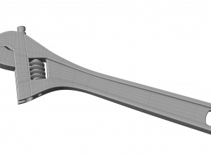 Adjustable Wrench Modello 3D