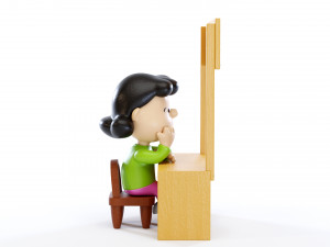 Lucy Psychiatric Booth 3D Model