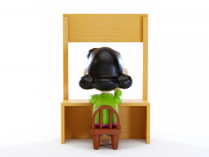 Lucy Psychiatric Booth 3D Model