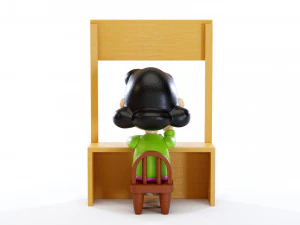 Lucy Psychiatric Booth 3D Model