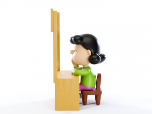 Lucy Psychiatric Booth 3D Model