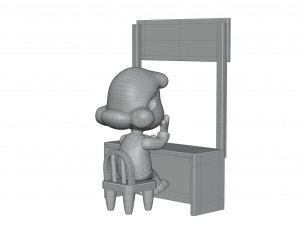Lucy Psychiatric Booth 3D Model