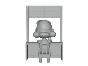 Lucy Psychiatric Booth 3D Model