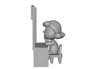 Lucy Psychiatric Booth 3D Model