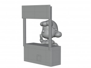 Lucy Psychiatric Booth 3D Model