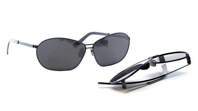 Matrix Resurrections Hero Sunglasses 3D Model .c4d .max .obj .3ds .fbx .stl .blend 