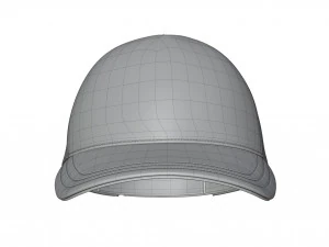 Leather Baseball Cap 3D Model