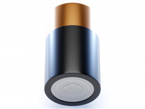 Battery Type D 3D 模型