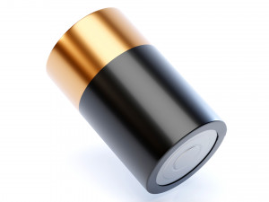 Battery Type D 3D 模型
