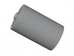 Battery Type D 3D 模型